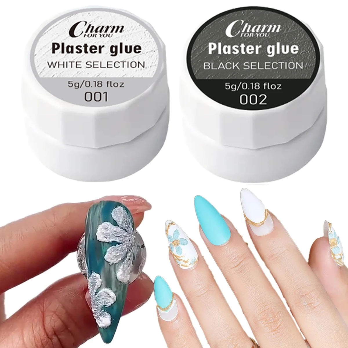 Gypsum Gel for Nail Plaster Glue Quick Dry 3d Sand Texture Soak Nail Art Polish  Nail Art Beauty