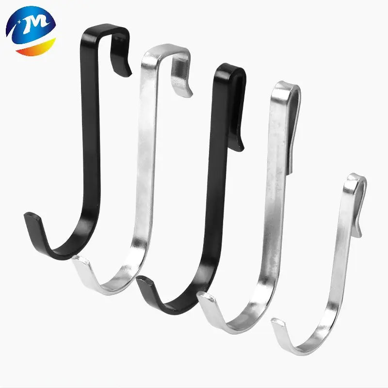 High Quality Wholesale Door Wall Clothes Coat Hang Chrome Hook Single Towel Rack Black 360mm