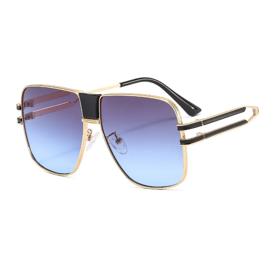 2025 Shades Women Custom Oversized Sunglasses Uv400 Designer Sun Glasses for Men Manufacturer Metal Sunglasses Women