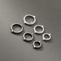 Wholesale 925 Sterling Silver 6mm/8mm/10mm Black Stripe Beaded Frame for Bracelet/Necklace Making