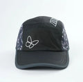 High Quality Custom Reflective Logo Cap Printed Logo 5 Panel Nylon Material Unstructured Camp Cap