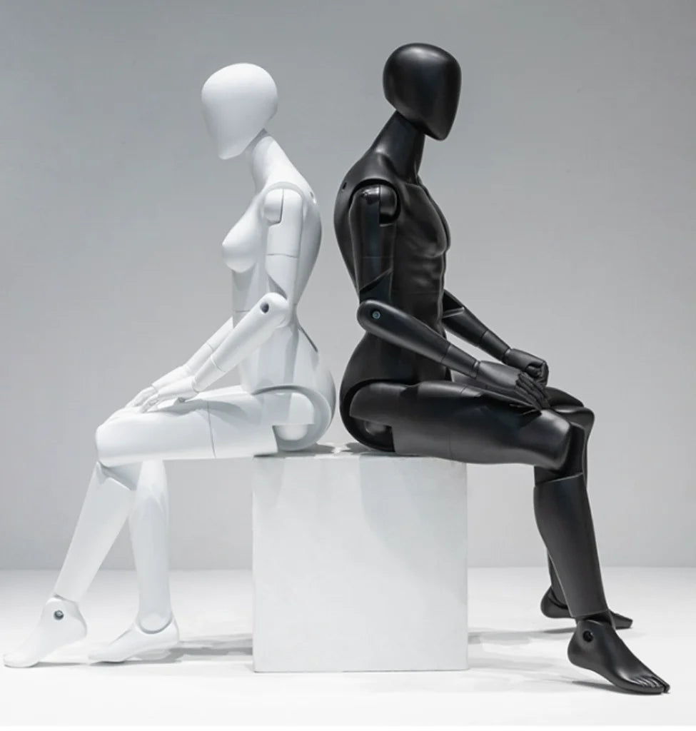 HM03 New Articulated Arms Male Female Mannequin Flexible Movable Joints Robot Mannequin