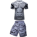 CODY LUNDIN Custom Bjj Boxing MMA T-shirt +Pants Sets Muay Thai Shorts Rashguard for Men Boxing 3D Printed MMA Compression Cloth