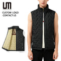OEM Wholesale Hot Selling Custom Logo Winter Men Casual Thick Warm Coats Stand Collar Windproof Sleeveless Vest Jackets