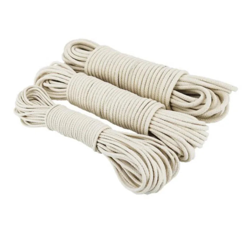 Fashionable Customized Diameter Braided Rope 100% Natural Macrame Cotton Cord Round String