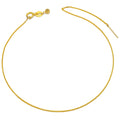 AU750 Gold Bracelet Solid 18K Yellow Gold Link Chain Bracelet 0.7mm Wheat Chain Bracelet Women 18K Gold Jewelry