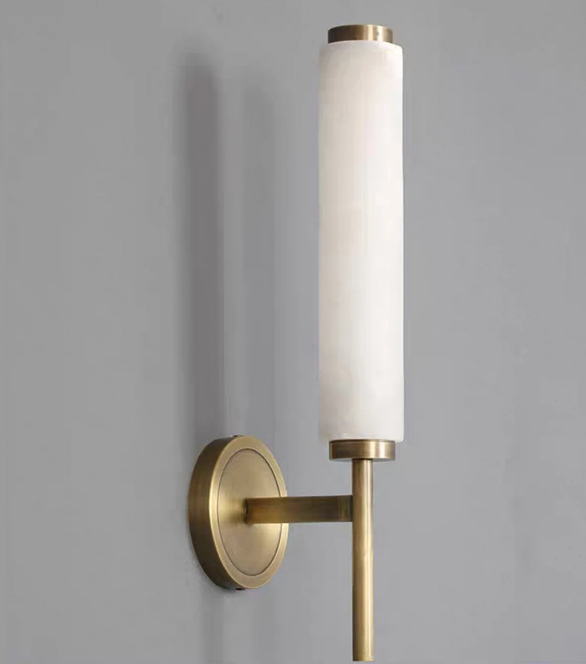 American Vintage Marble Wall Light Living Room Bedroom Bedside Hallway Villa Hotel LED Wall Lamp