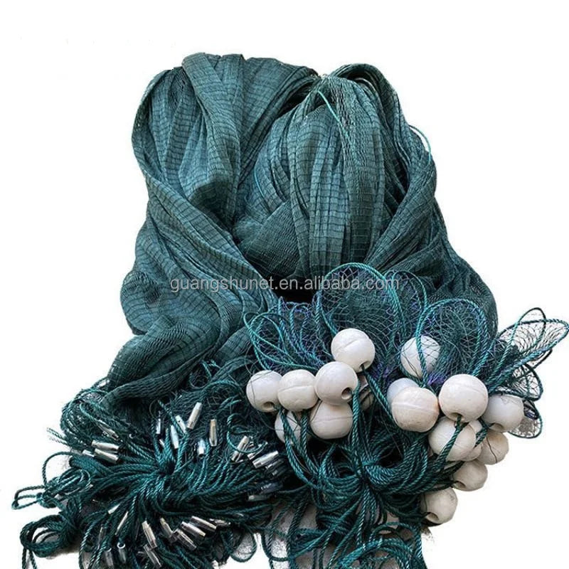 Fishing Drag Net Nylon Hand Made Durable Fish Pond Fishing Net Trawl Fishing Nets