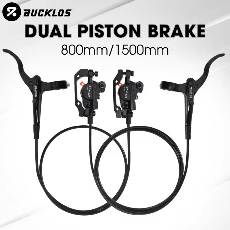 BUCKLOS Road MTB Hydraulic Disc Aluminum Bicycle Brake Kit 160mm Brake Rotor Bicycle Oil Brake Bicycle Parts Upgrade