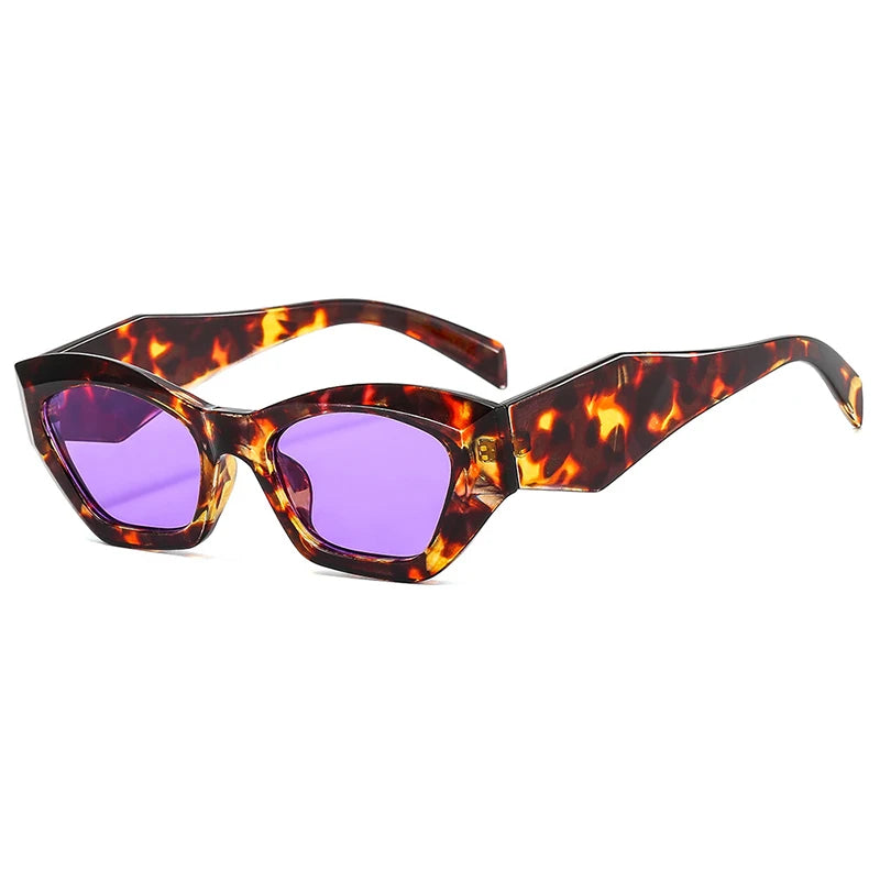2025 Trendy Unisex Fashionable Sunglasses Retro Eyeglasses Women Sunglasses Custom Logo Small Sunglasses Men Shaped Sun Shades