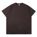 New 100% Cotton Factory Wholesale Blank Custom 300GSM Oversized Round Neck T-Shirts Acid Washed Men's Vintage Tshirt