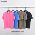 Wholesale 230G Men Acid Wash T Shirt Streetwear Hip Hop Stone 100% Cotton t Shirts With logo Customize Oversized Vintage T-shirt