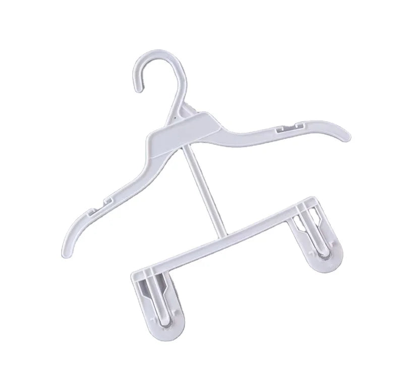Manufacturers Direct Sales of Plastic Hangers Children's Jumpsuit Rack Integrated Hangers