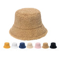 Wholesale Solid Color Outdoor Fisherman Sherpa Custom Fashion Hats Bucket Hats With Custom Logo Custom Hats logo Embroidery