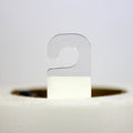 Clear Acrylic Pressure Sensitive Waterproof Hang Tab with Self Adhesive for Box Top Slot Hanging Customizable Size