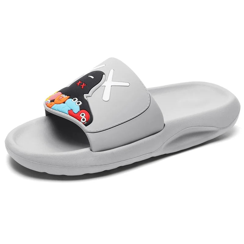 Foot Wear Mens Pvc Sport Slide Slipper Latest Slippers Mens Casual Flat Slippers for Mens Summer Shoes