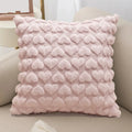 Cute 3D Love Square Waist Cushion Cases Knitted Plush Pillow Cover for Living Room Sofa Valentine's Day Home Gift Box