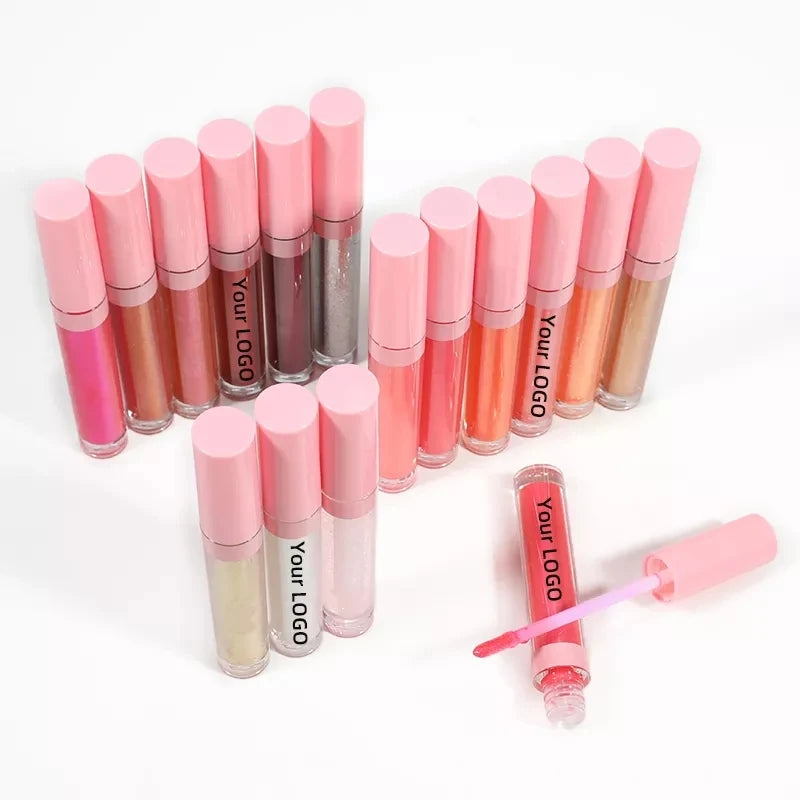 Hot Sale Custom Vegan Moisturizing Matte Stick Lip Gloss 54 Colors DIY Waterproof Beauty Private Label