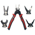 5 In1 Hardware Tools Interchangeable Head Pliers Set Wire Stripper Crimp Plier Cable Shear Scissor Wire Cutter