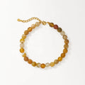 Nagosa Fashion Custom Jewelry 925 Sterling Silver Natural Stone Charm Beaded Bracelets