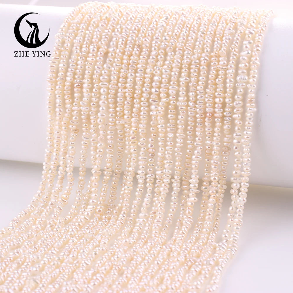 Wholesale Flat 4A+ 1.8-2mm Cultured Freshwater Pearls Loose Pearls Beads