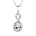 QX Customization OEM High Quality 925 Sterling Silver Birthstone Sunflower Pendant Exquisite Luxury Women Necklace High Jewelry