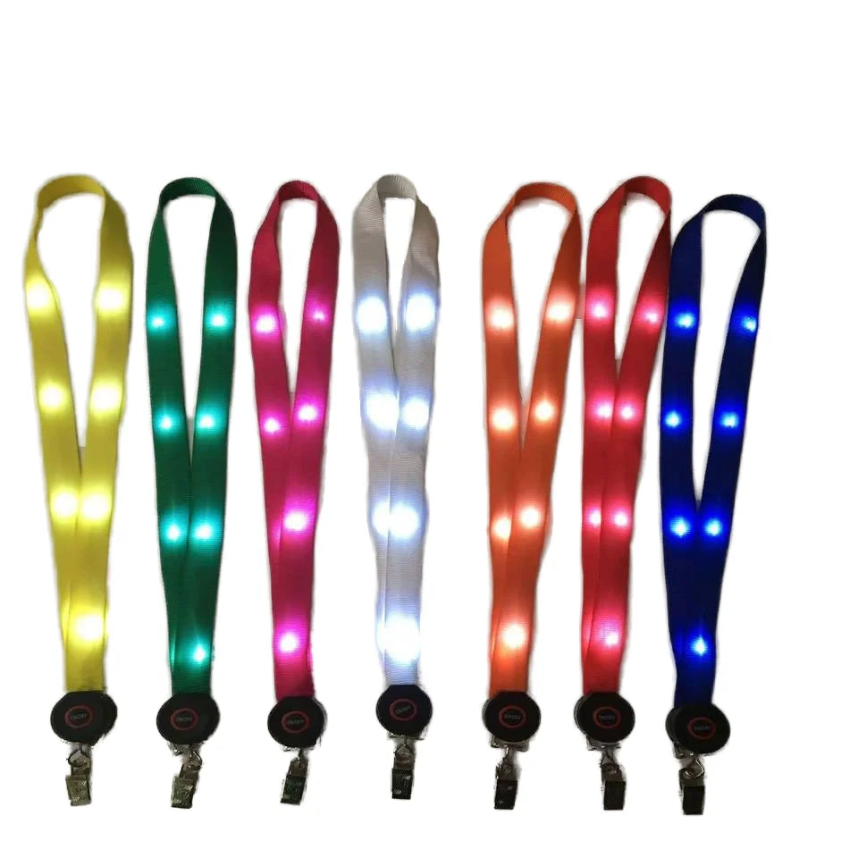 Nylon LED Lanyard Party Supplies Accessories