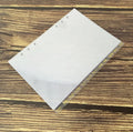 Custom A5 Clear PVC Monthly Tab Divider Transparent Plastic Index Pages with Gold Foil Loose-leaf Planner Divider Right Tab