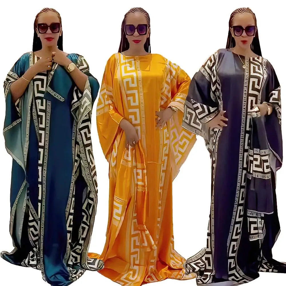 Best Digital Print Dashiki African Print Long Dress Boubou African Dress  Besoin De  Numero Watta Rayon Boubou Women