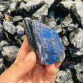 Wholesale Natural Gemstone Rough Crystal Stones Raw Blue Flashy Labradorite for Decoration