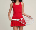 Women's Premium Tennis Dress Sleeveless Round Neck