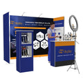 2020 New Lightweight Portable Aluminum Dye Sublimation Fabric Backdrop Display Stand with DIY Modular Design