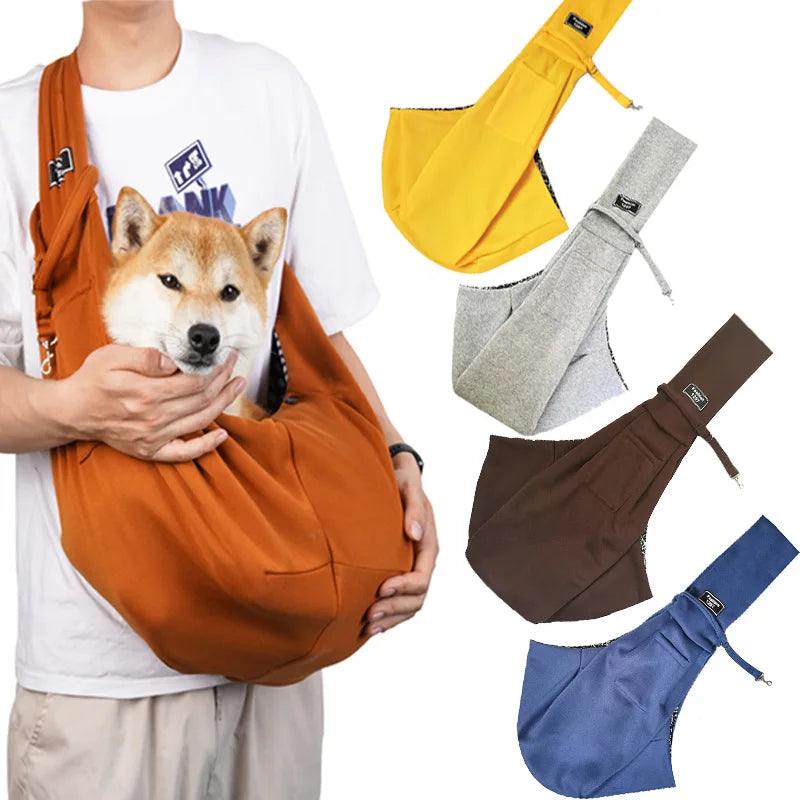 Large Capacity Breathable Cotton Pet Bag Zipper Closure Portable Crossbody Collapsible Cat Dog Supplies Wholesale Pet Carrier