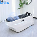 Japaese Head Spa Equipment Electric Shampoo Bed Factory Price Massage Shampoo Bed Hair Washing Chair Head Spa Shampoo Bed