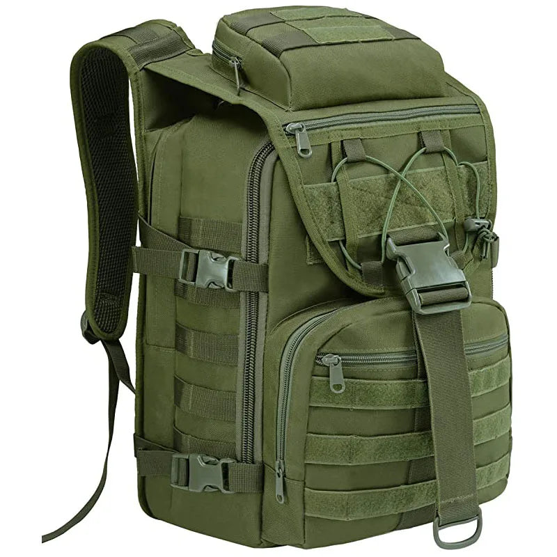 35L Tactical Molle Backpack Travel Laptop Anti-Theft Bug Out Bag 3 Day Assault Pack Hiking Oxford