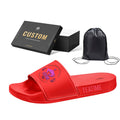 Runner Slides Triffids-White Sandals Mens Slipper 1Piece Leopard Print Flat Slippers Material Men Upper Sandales Grecques