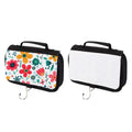 DIY Printed Portable Make up Bag Customized Logo Toiletry Kits Sublimation Blank Travel Wash Bag With Hook