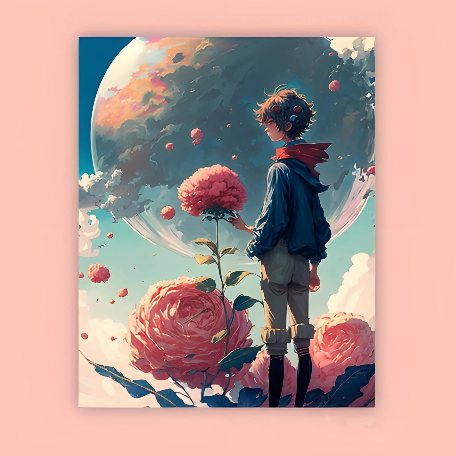 Beiliou Customized Wholesale Kids Paint by Numbers DIY Digital Oil Painting 30x40cm Cartoon Inner Frame Color Painting