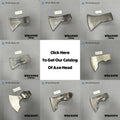 Wholesale Handmade High Carbon Steel Camping Viking Replacement Hatchet Axe Head Only Ax Head