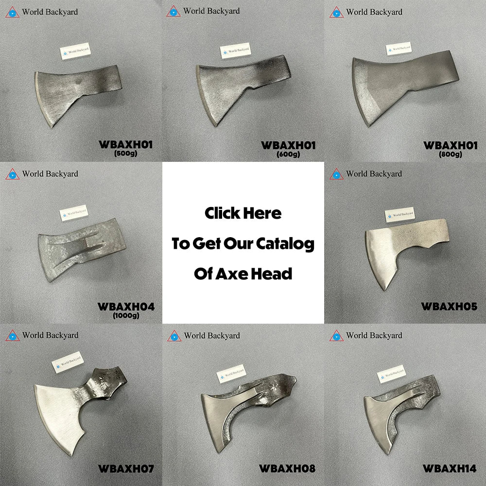 Wholesale Handmade High Carbon Steel Camping Viking Replacement Hatchet Axe Head Only Ax Head