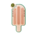 Yun Luxurious PP Material Cat Corner Scratcher & Brush Novelty Arch Massager with Durable Catnip Cleaning Stick Pet Supplies