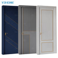 China Top Manufacturer Iso Ce fsc Certified Soundproof Wooden Door for House High Quality Durable Modern Home Doors