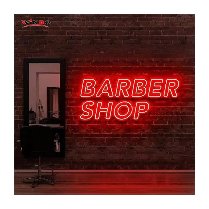 Dropshipping Free Design Custom Led Neon Light Name Custom Drop Shipping Barbershop Neon Sign