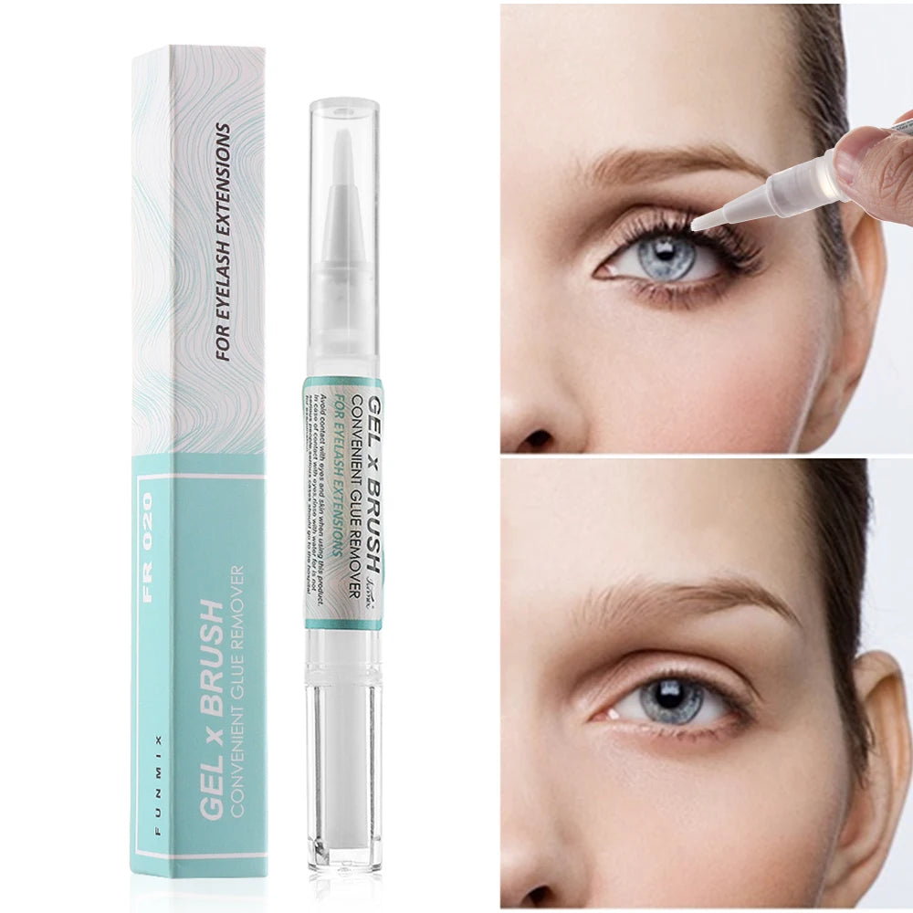 Lash Remover Pen with Brush Eyelash Extension Glue Gel Cream Remover Pen