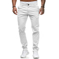 Wholesale Street Wear Trouser Men's Sweatpants Casual Solid Color Slim Fit Business Pants for Man