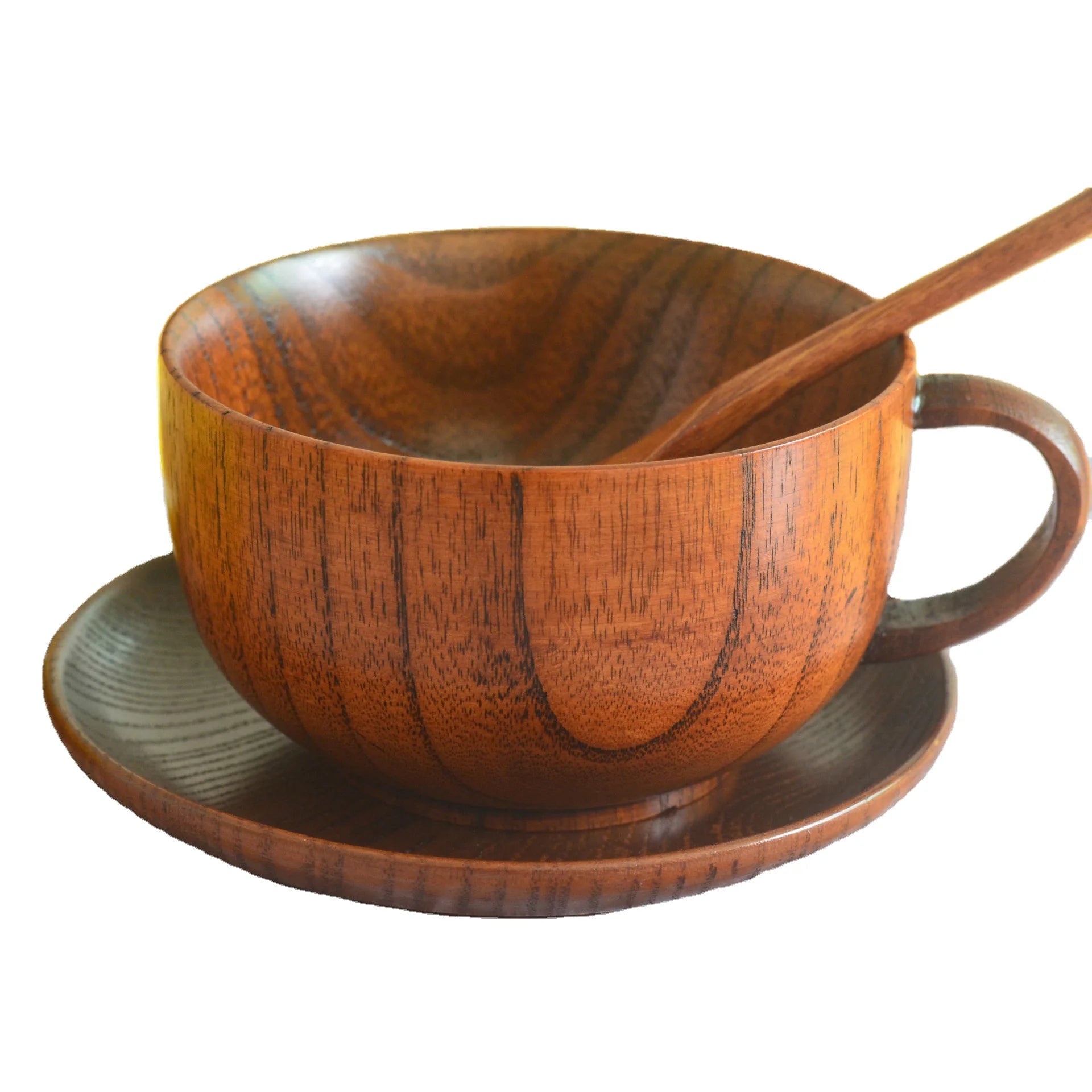 New Nordic Design Wooden Bowls Wide Mouth Eco-Friendly Party Tableware Custom Logo Handicrafts Fast Delivery