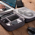 GAODA Double Layer Waterproof Travel Bag for Digital Gadgets Electronics Accessories and Cable Organizer Bag