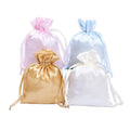 custom printing jewelry satin bag pouch custom logo full sizes