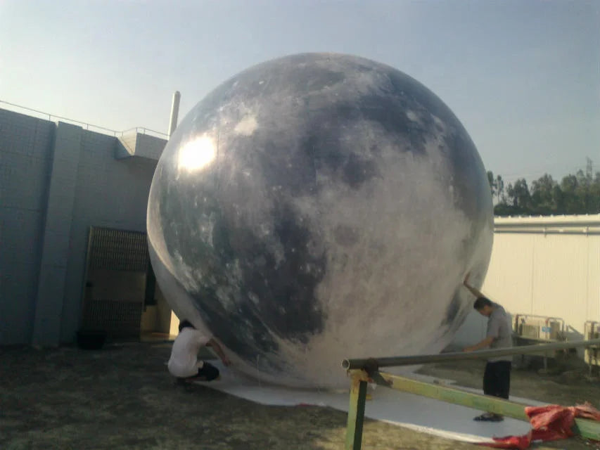 Full Printing Giant Moon Inflatable Balloon for Advertising for Mid Autumn Festival