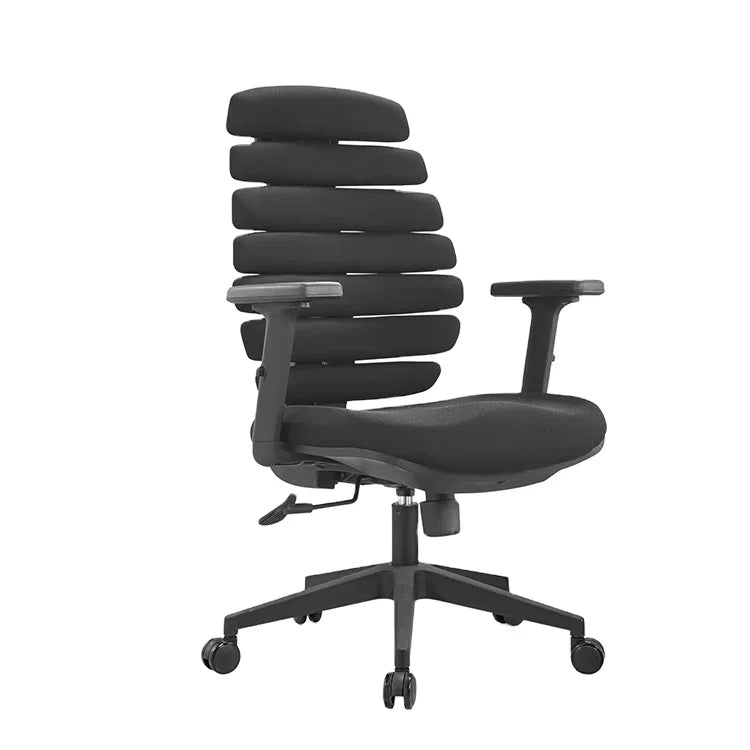 Middle Back Fabric Chair Swivel Office Chair Height Adjustable Computer Chair